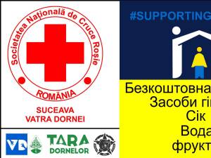 Crucea Roșie Vatra Dornei a demarat o campanie de sprijin pentru cetățenii ce vor tranzita sau vor rămâne temporar în Țara Dornelor