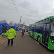 Refugiații din Ucraina, transportați cu autobuze electrice ale TPL, de la Siret la Suceava