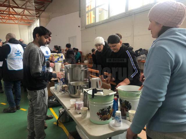 Primăria și oamenii din Milișăuți au avut și au în continuare grijă de mii de studenți indieni refugiați din Ucraina. Foto: Ema Motrescu