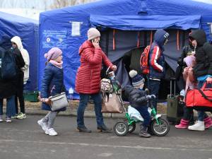 Refugiati ucraineni ajunsi in Vama Siret