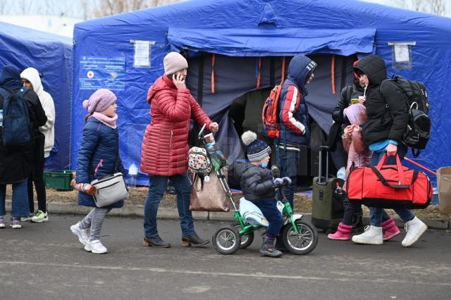 Refugiati ucraineni ajunsi in Vama Siret