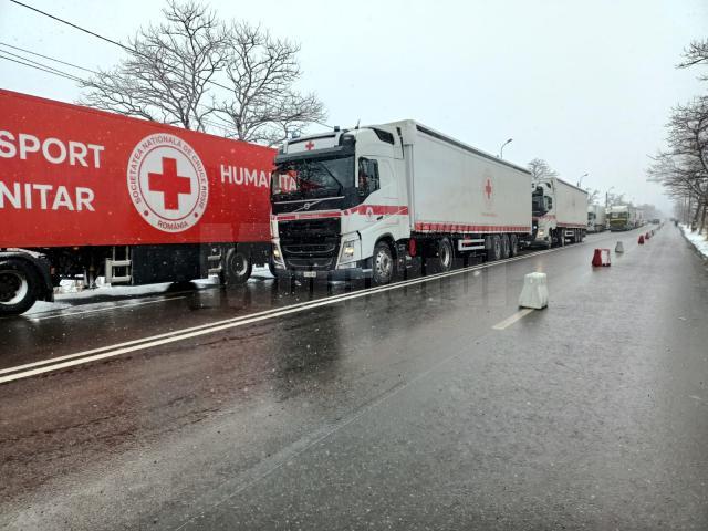 Crucea Roșie Română a trimis primul convoi cu ajutoare umanitare la Cernăuți
