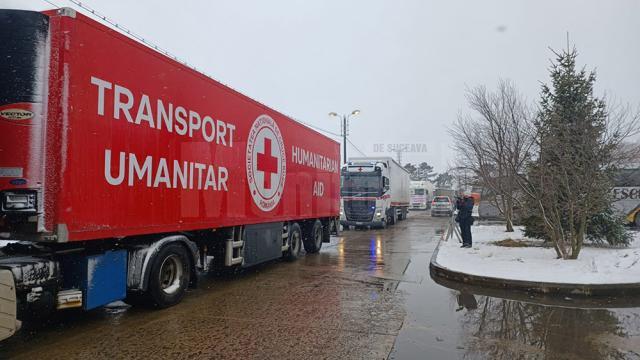 Un convoi de 11 tiruri cu ajutoare de la Crucea Roșie au ajuns în Ucraina