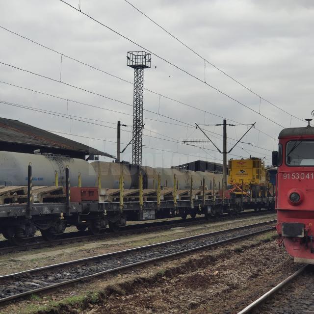 Dale de beton de la Suceava spre Vicșani pentru amenajarea unui peron destinat refugiaților