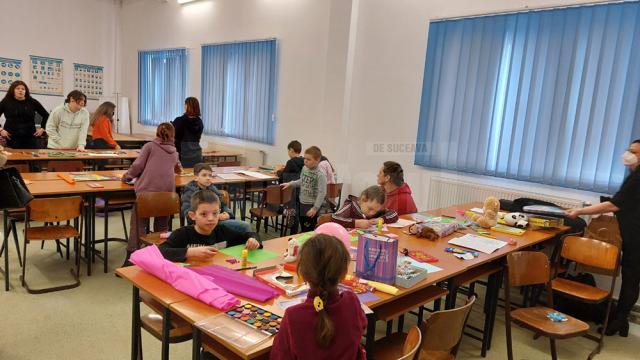 Locul de joacă amenajat la Siret pentru copiii refugiați din Ucraina