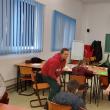 Loc de joacă amenajat pentru copiii ucraineni care sunt cazați la Liceul Tehnologic „Lațcu Vodă” din Siret