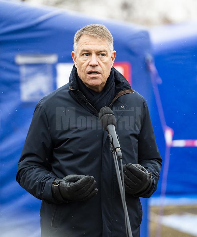 Iohannis la Siret: „În acest moment nu avem indicii că acest conflict se va extinde”. Foto Ștefan Macedon Gheorghiță