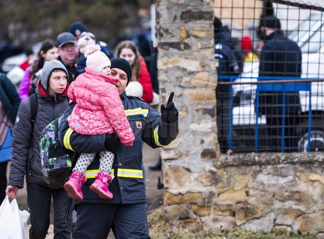 Peste 77.600 de refugiați din Ucraina au ajuns în România prin Vama Siret