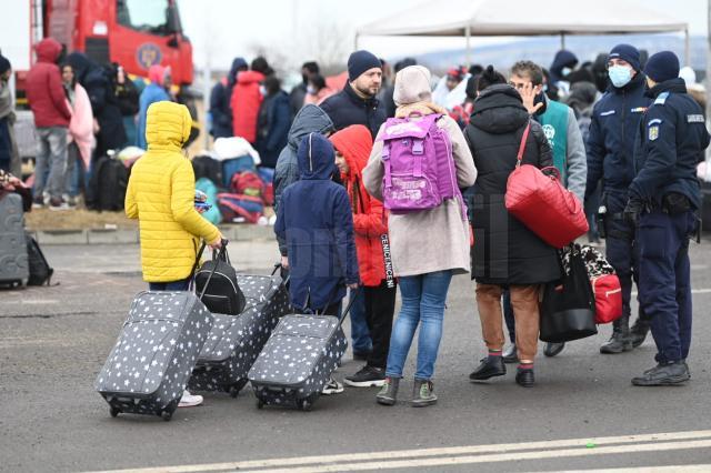 În ultimele trei zile, 25 dintre copiii refugiați au ajuns la spitalul din Suceava