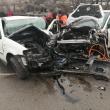 Accident grav, cu un șofer încarcerat, la ieșirea din Fălticeni spre Preutești