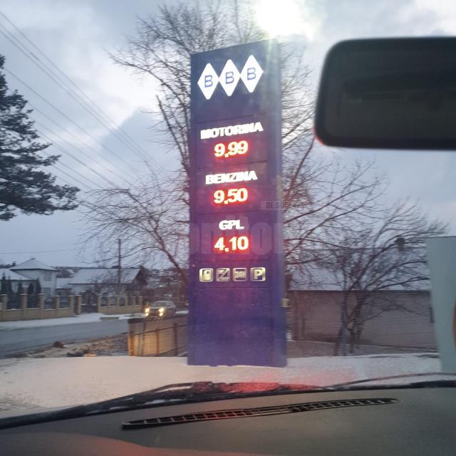 12 lei benzina și motorina la benzinăria BBB din Plopeni-Salcea