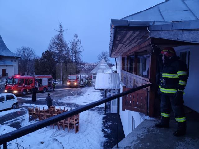 Manastirea Buciumeni incendiu