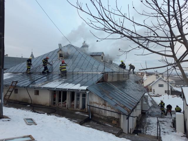 Manastirea Buciumeni incendiu