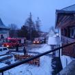 Incendiul izbucnit sâmbătă seară la corpul de chilii de la Mănăstirea „Sf. Gheorghe” Buciumeni, din Fălticeni