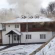 Incendiul izbucnit sâmbătă seară la corpul de chilii de la Mănăstirea „Sf. Gheorghe” Buciumeni, din Fălticeni