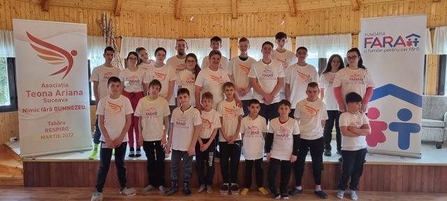 Asociația Teona Ariana Suceava continuă seria taberelor „Respiro” pentru  copii aflați în situații vulnerabile