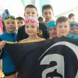 Copiii din Ucraina se antrenează cot la cot cu micii înotători suceveni