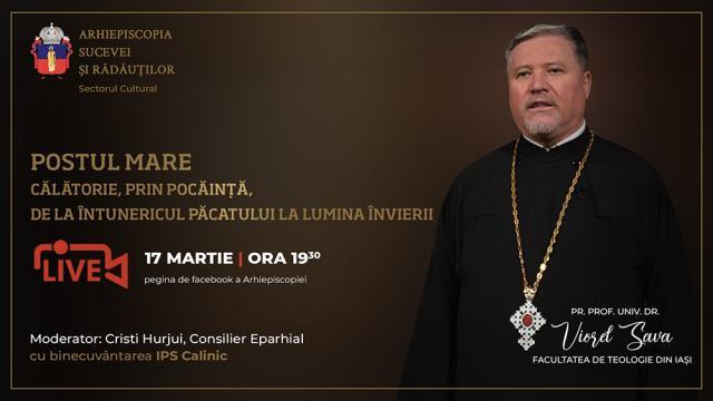 Conferința „Postul Mare, călătorie prin pocăință, de la întunericul păcatului la lumina Învierii”