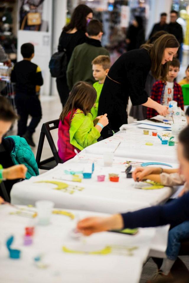 Ateliere de creație pentru copii, la Iulius Mall Suceava
