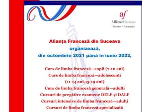 Un nou modul de cursuri de limba franceză destinat publicului larg, organizat de Alianţa Franceză din Suceava