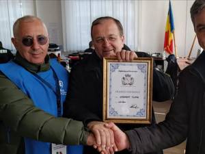 Gheorghe Flutur a primit titlul de membru de onoare al Asociației Românilor din Italia