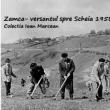 Impadurirea versantului Zamca, înspre Șcheia, în 1958