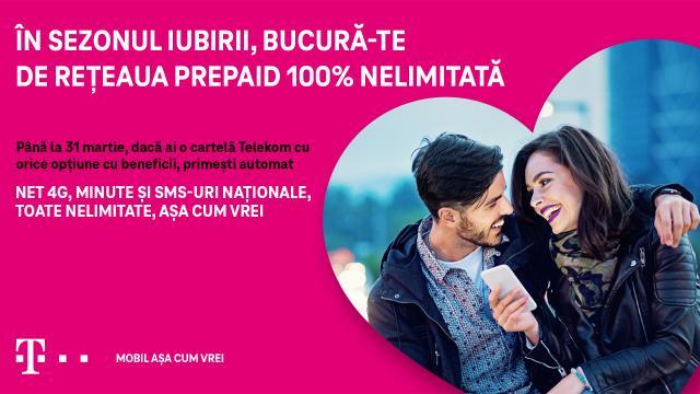 Telekom Mobile devine rețeaua 100% nelimitată pentru utilizatorii de cartele prepaid și dă șansa clienților să câștige unul dintre cele șase Samsung Galaxy S22