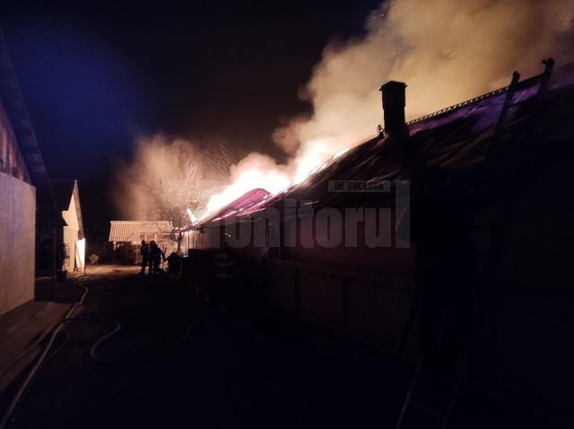 Incendiu devastator plecat de la un cablu care alimenta un bec care încălzea pui de găină