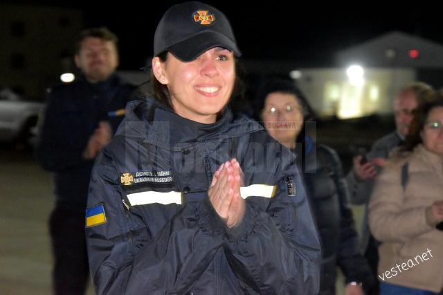 Alla Fedorchak, pompier militar din Ucraina