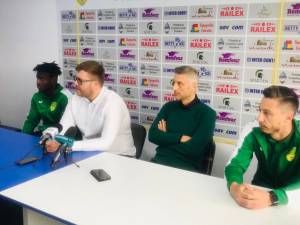 Foresta a organizat o conferință de presă înainte de debutul în play-off