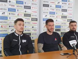 Claudiu Lăzurcă, Bogdan Șoldănescu si Adrian Tîrzioru au prefațat meciul cu Dobrogea Sud Constanţa