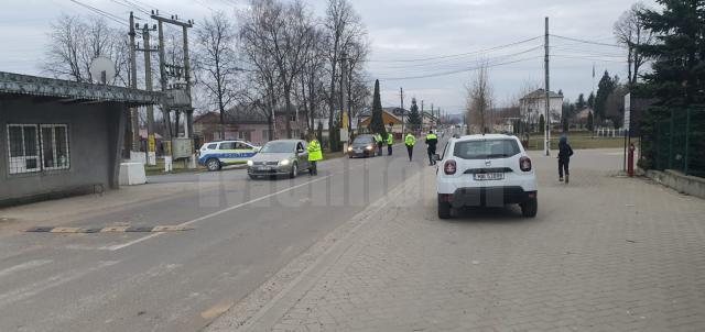 Razie de amploare a poliției în municipiul Suceava și împrejurimi