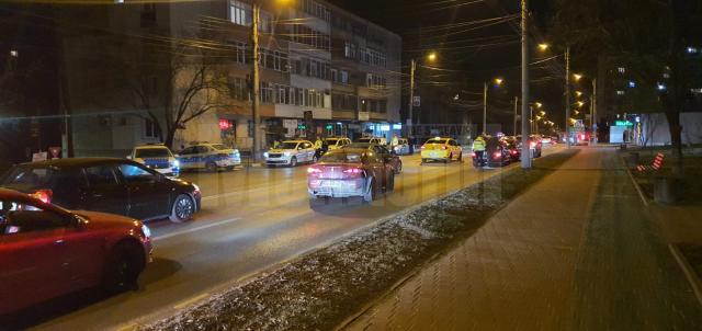 Razie de amploare a poliției în municipiul Suceava și împrejurimi
