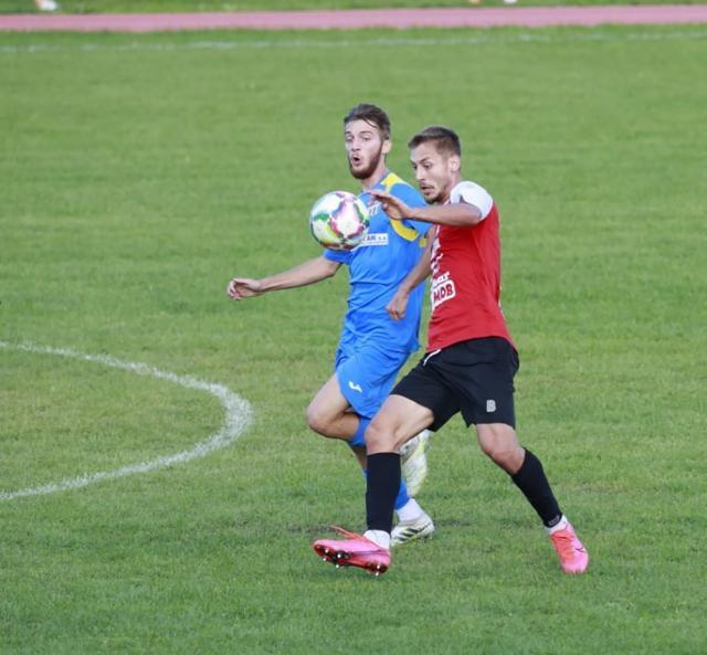 Robert Ciobanu a marcat o dublă pentru Şomuz în duelul cu Miroslava. Foto Codrin Anton (Fotosport)