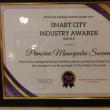 Municipalitatea suceveană, premiată la la cea de-a șasea ediție a Smart City Industry Awards (SCIA)