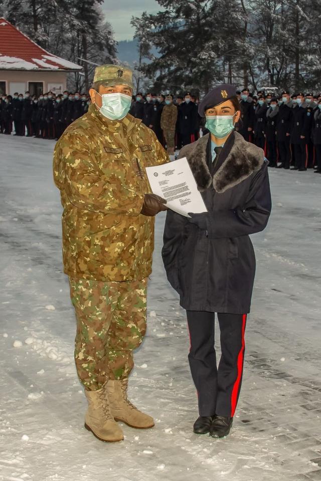 Eleva sergent major Ana-Maria Gafton  Foto Sbiera Laurențiu