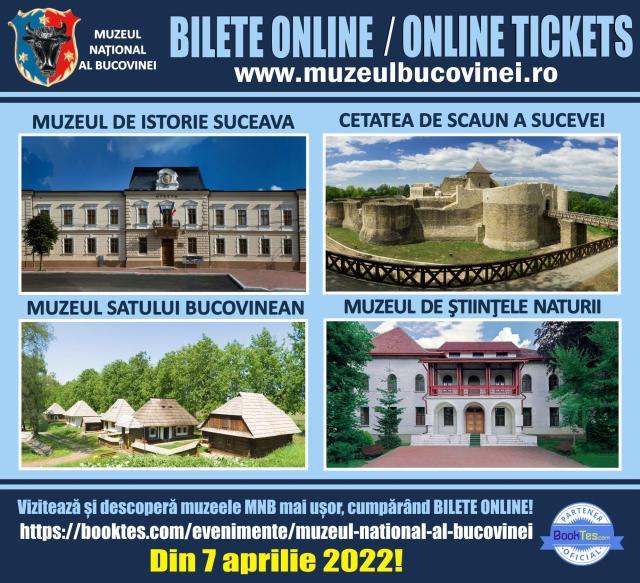 Bilete online, la Muzeul Național al Bucovinei