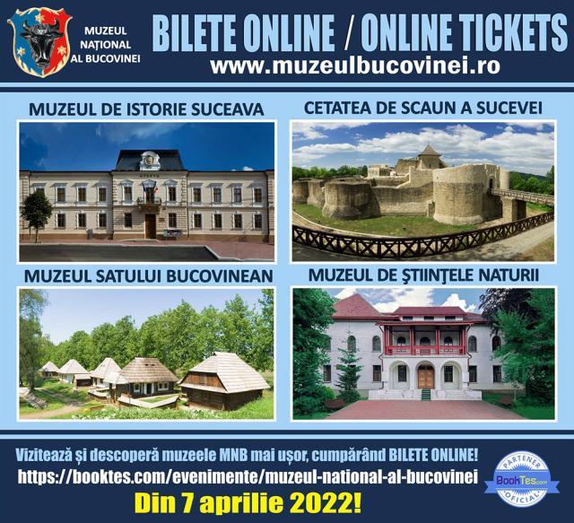 Bilete online, la Muzeul Național al Bucovinei