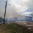 Două gospodării au fost distruse la Marginea de un puternic incendiu
