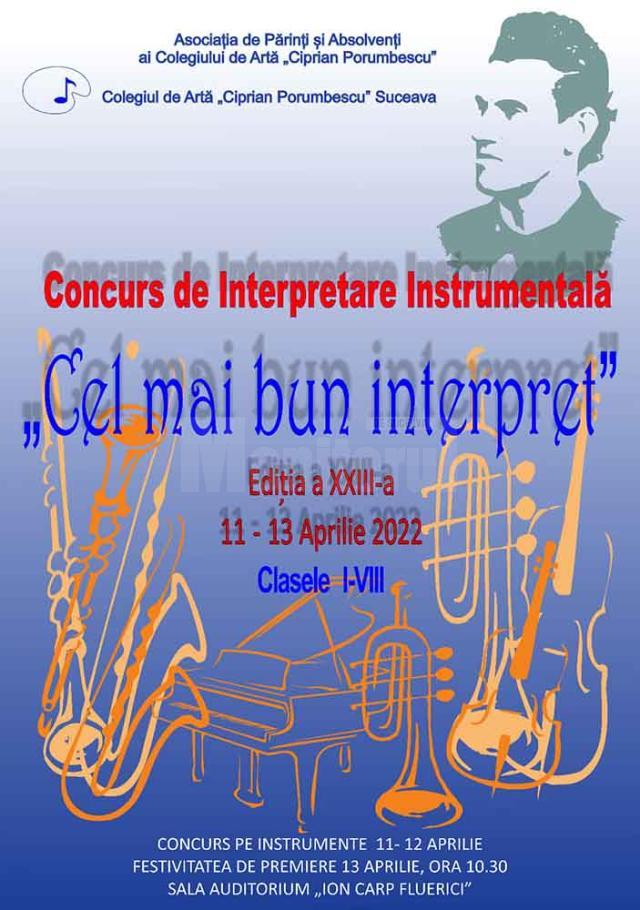 61 de elevi înscriși la Concursul „Cel mai bun interpret”, ediția a 23-a