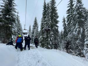 Persoane blocate după o defecțiune la Telescaunul Vatra Dornei