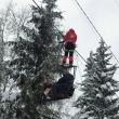 Turiști blocați în telescaunul de la Vatra Dornei