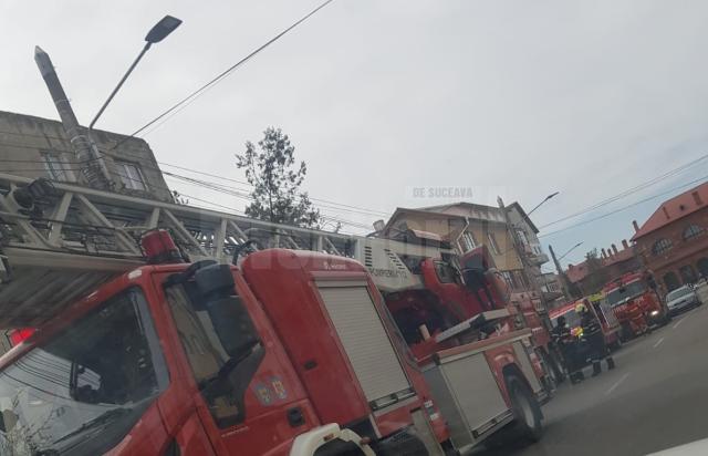 Incendiu la o garsonieră din cartierul Burdujeni