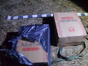 Țigări de aproape 50.000 de euro, descoperite în mașini lăsate în curtea unei case nelocuite