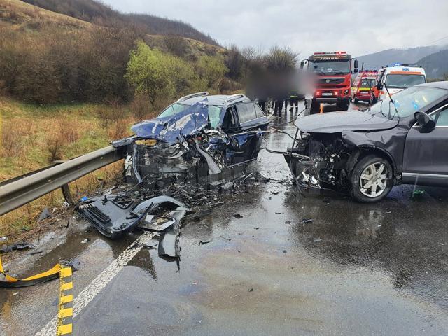 Accidentul rutier care s-a produs sâmbătă după-amiază între Gura Humorului și Bucșoaia