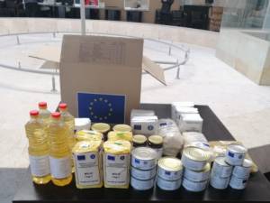 Pachetele cu produse alimentare de la UE au fost distribuite chiar înaintea sărbătorilor pascale