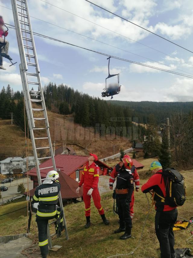 Un nou incident la Telescaunul Vatra Dornei