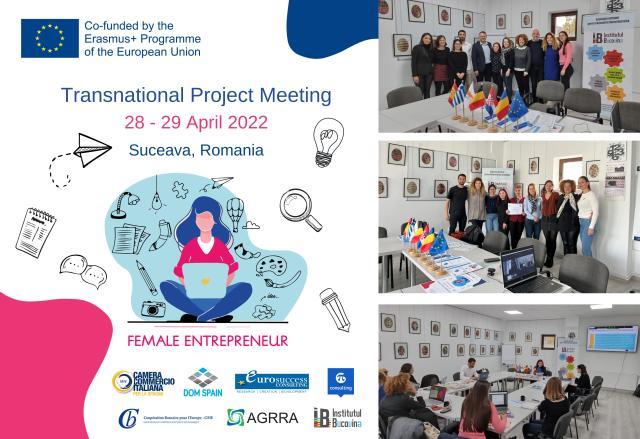 Delegație europeană în vizită de lucru la Asociația Institutul Bucovina, în cadrul unui proiect european din sectorul antreprenoriatului feminin