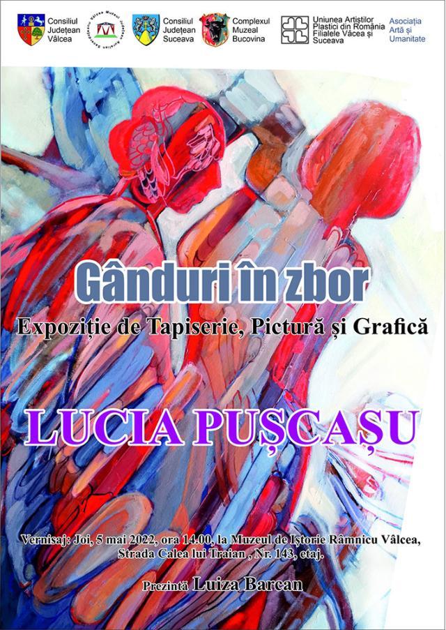 Artista Lucia Pușcașu va expune lucrări de tapiserie, pictură și grafică la Râmnicu Vâlcea