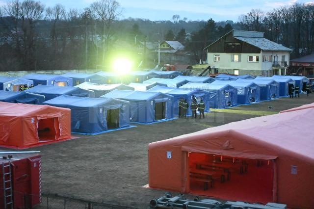 Toate taberele pentru refugiați de război sunt menținute operaționale, în contextul tot mai tensionat de la granițe